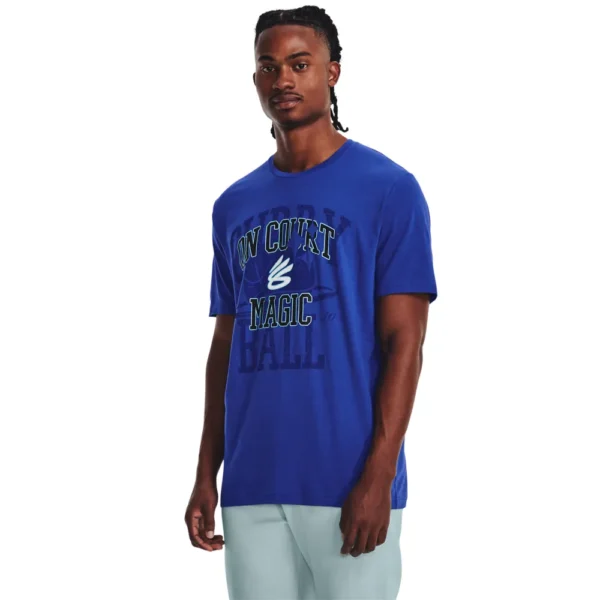 Camiseta Ua Curry On Court Magic de Hombre - Imagen 4