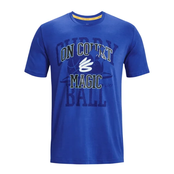 Camiseta Ua Curry On Court Magic de Hombre