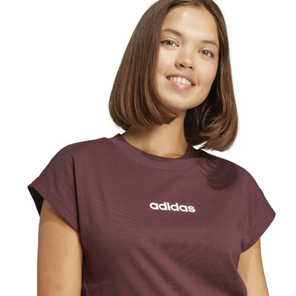 Camiseta Essentials Linear Cotton de Mujer - Imagen 3