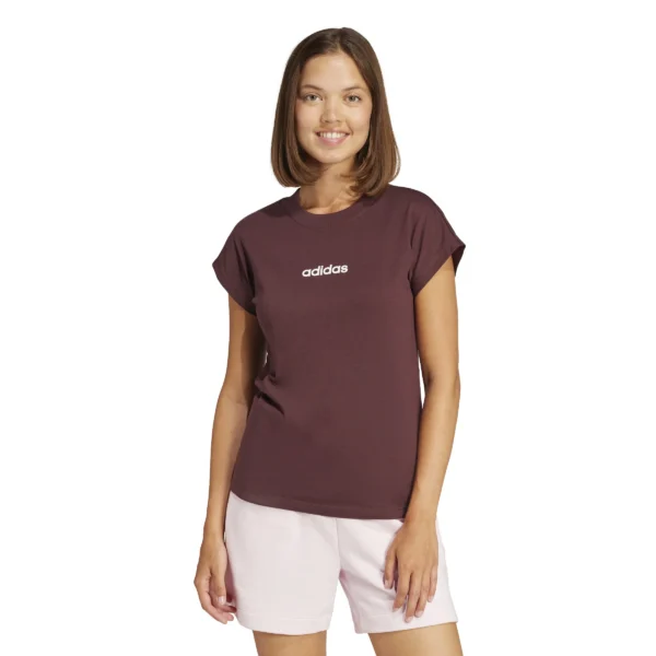 Camiseta Essentials Linear Cotton de Mujer - Imagen 4